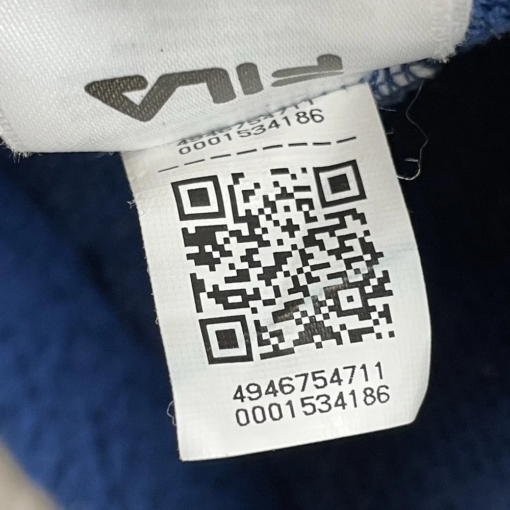 Fila Jacket Mens Small Oversized Deep Pile Sherpa Colorblock Full Zip Spellout